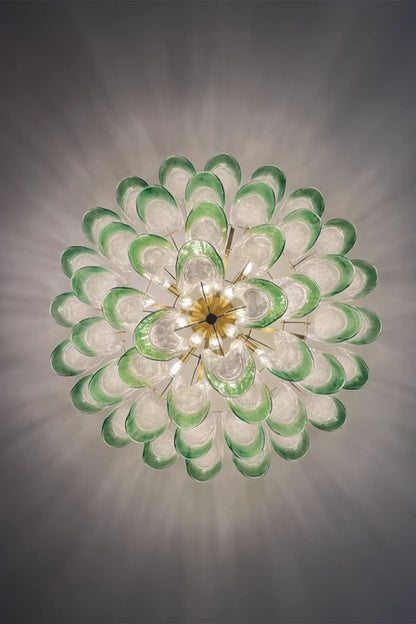 Vistosi-Style Glass Petal Chandelier - view 12 | everlamps