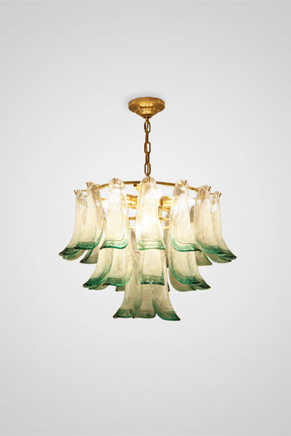 Vistosi-Style Glass Petal Chandelier - view 19 | everlamps