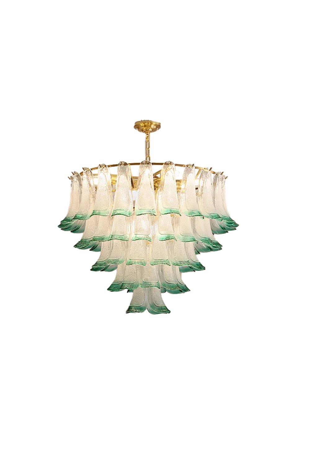 Vistosi-Style Glass Petal Chandelier - view 21 | everlamps