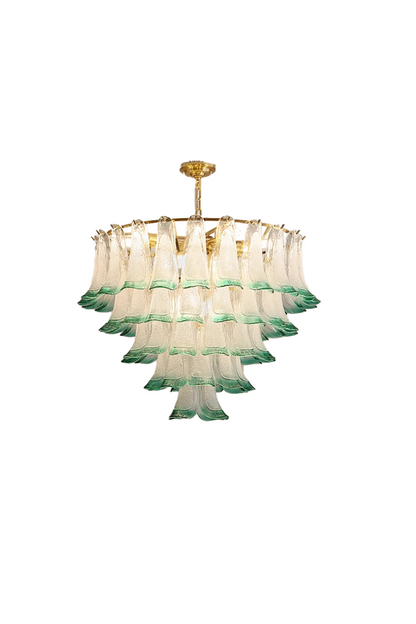 Vistosi-Style Glass Petal Chandelier - view 21 | everlamps