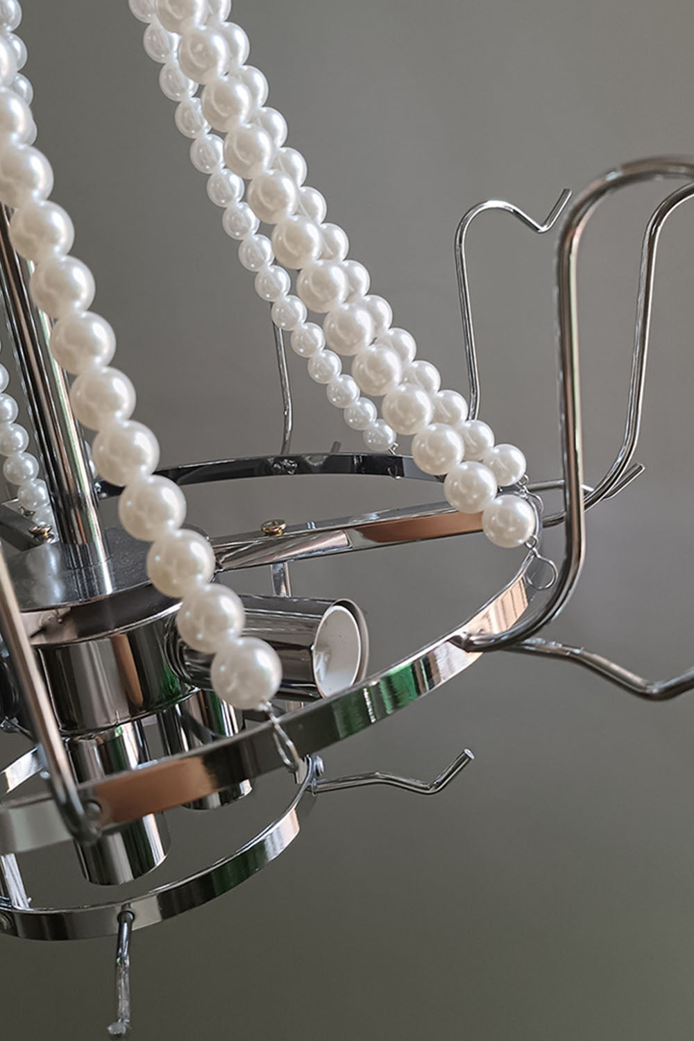Vistosi Style Glass Pearl Disc Chandelier - view 9 | everlamps