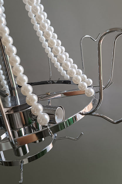 Vistosi Style Glass Pearl Disc Chandelier - view 9 | everlamps