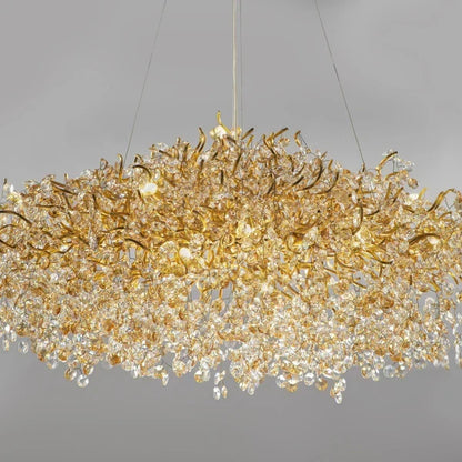 New Modern Light Luxury Branch Crystal Chandelier for Dining /Living Room