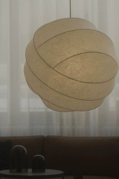 Wabi-Sabi Cocoon Shadow Pendant Light - view 6 | everlamps