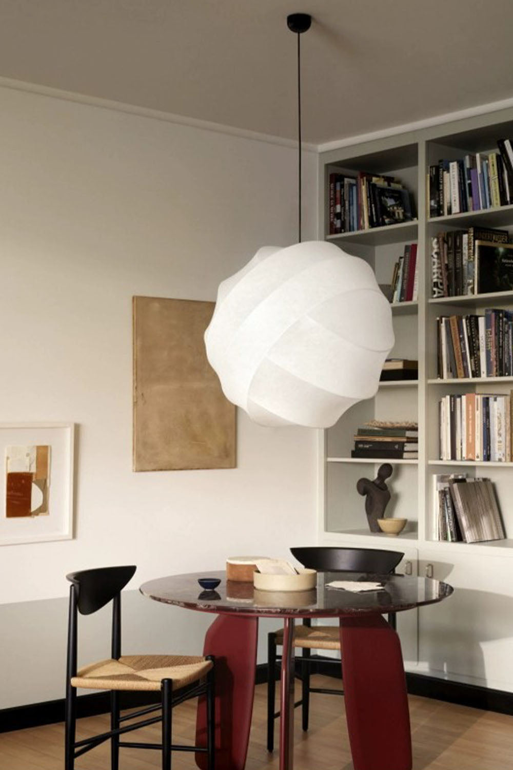Wabi-Sabi Cocoon Shadow Pendant Light - view 10 | everlamps