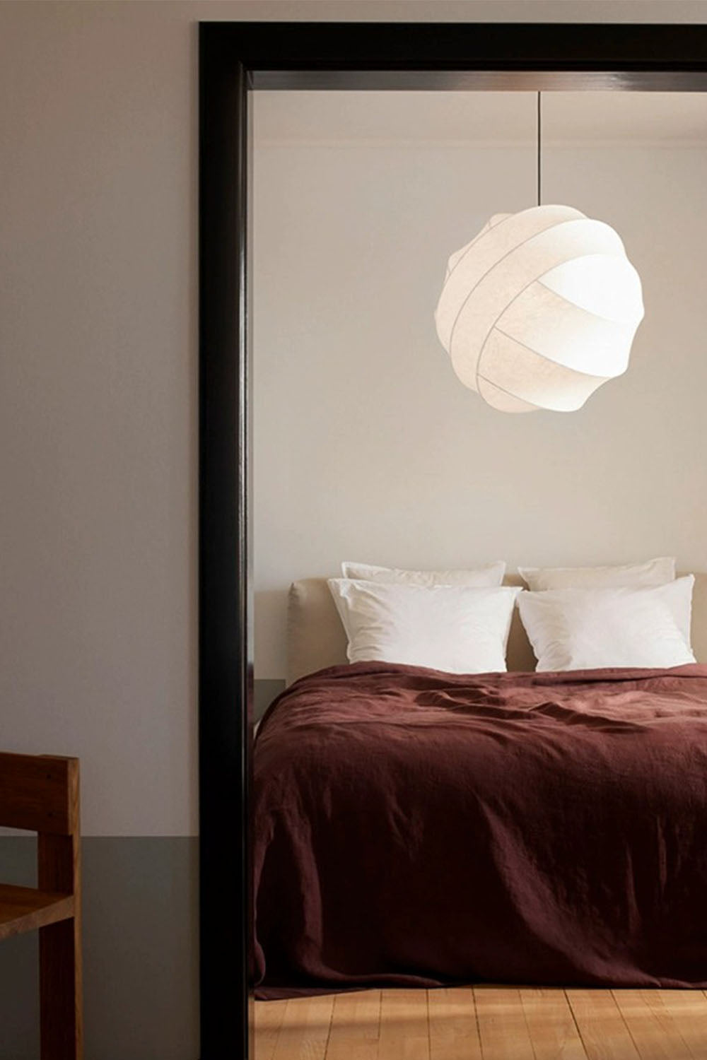 Wabi-Sabi Cocoon Shadow Pendant Light - view 12 | everlamps