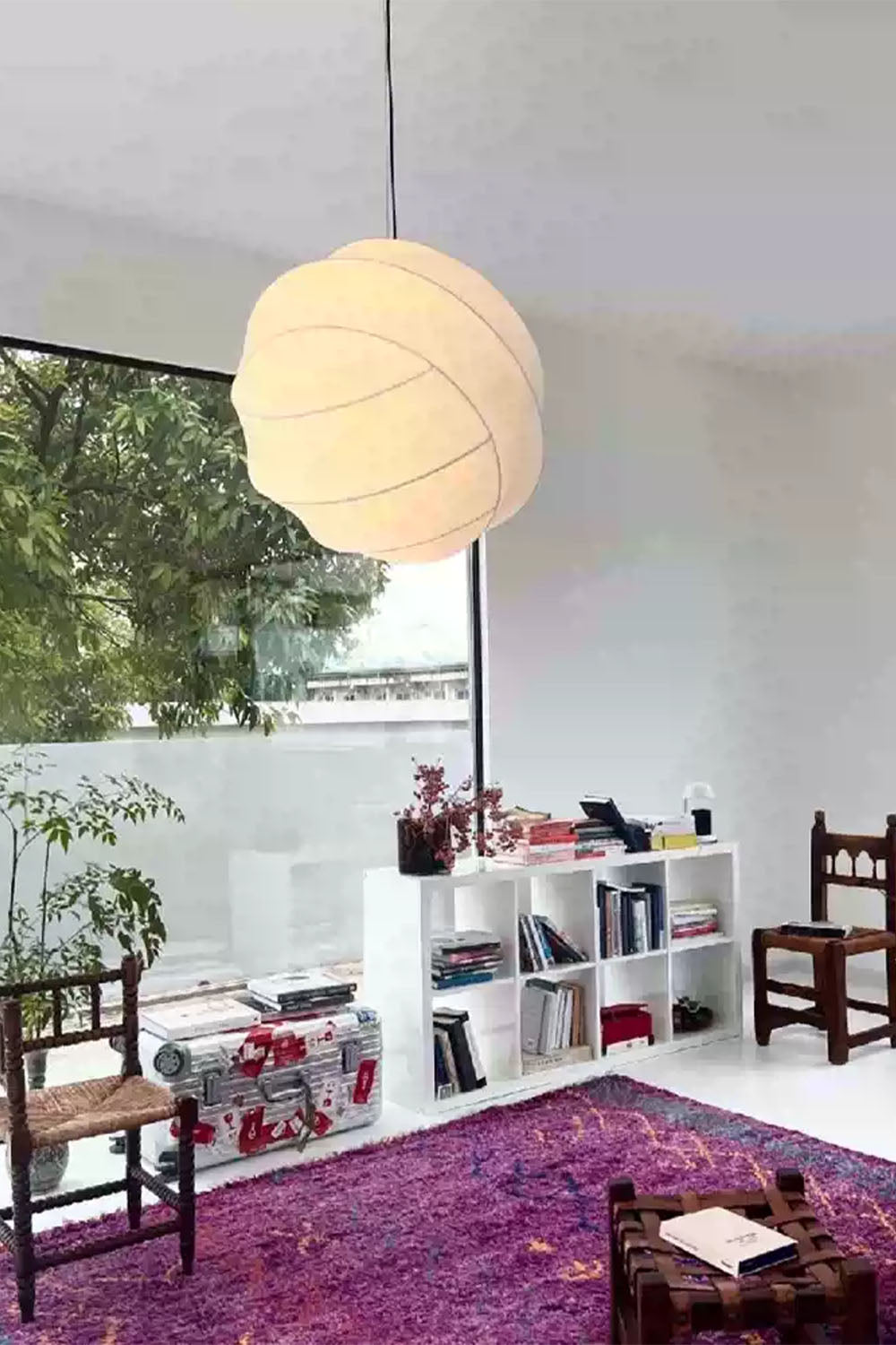 Wabi-Sabi Cocoon Shadow Pendant Light - view 2 | everlamps