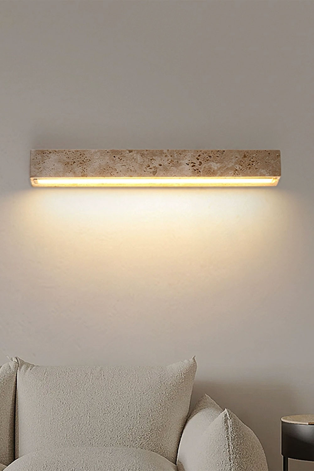 Wabi-Sabi Stone Wall Lamp - view 3 | everlamps