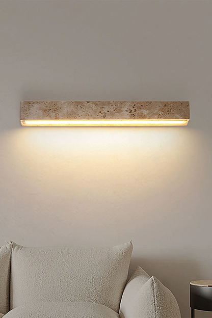 Wabi-Sabi Stone Wall Lamp - view 3 | everlamps