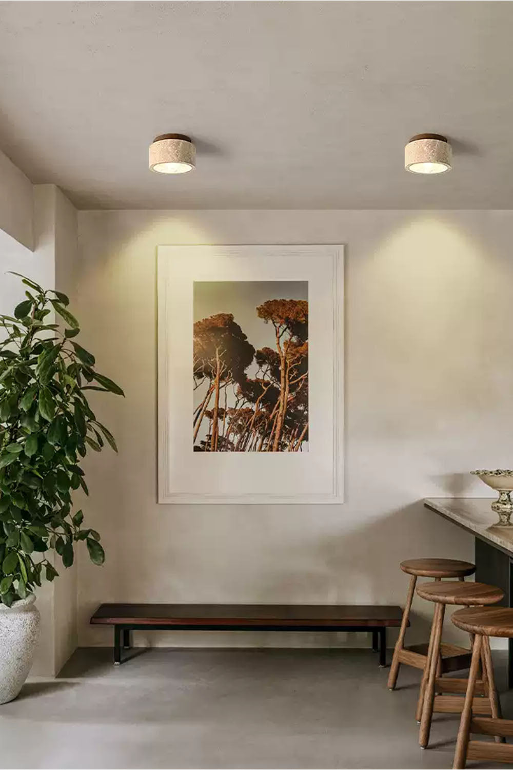 Wabi-Sabi Retro Ceiling Lamp - view 4 | everlamps