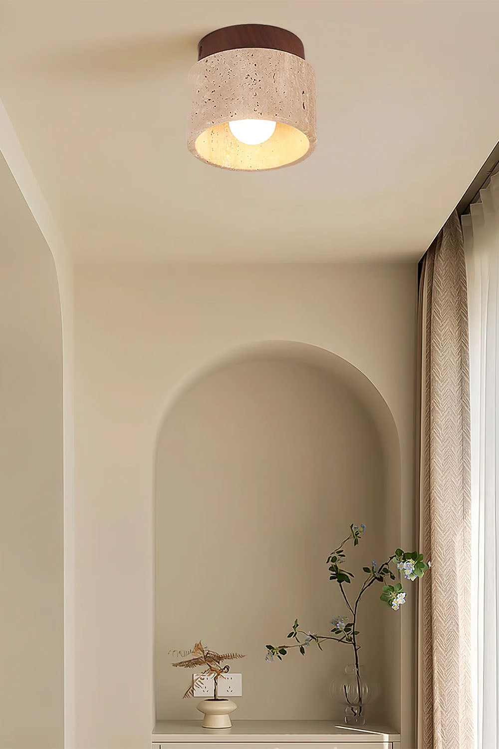Wabi-Sabi Retro Ceiling Lamp - view 6 | everlamps