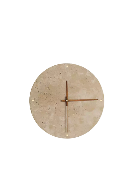 Wabi-Sabi Round Alarm Clock Wall Lamp | everlamps