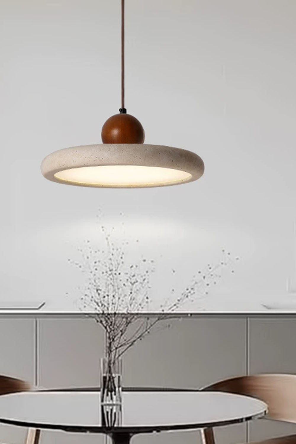 Wabi-Sabi Simple Elegance Pendant Light - view 2 | everlamps