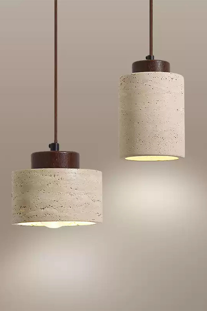 Wabi-sabi Cylindrical Pendant Light - view 8 | everlamps