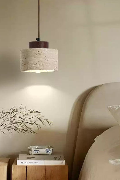 Wabi-sabi Cylindrical Pendant Light - view 3 | everlamps