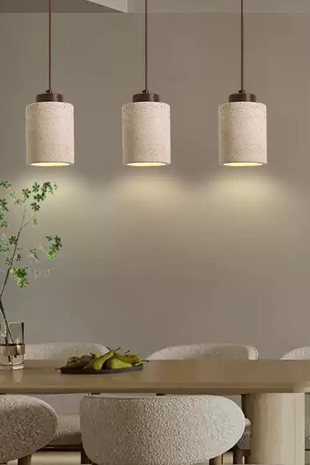 Wabi-sabi Cylindrical Pendant Light - view 9 | everlamps