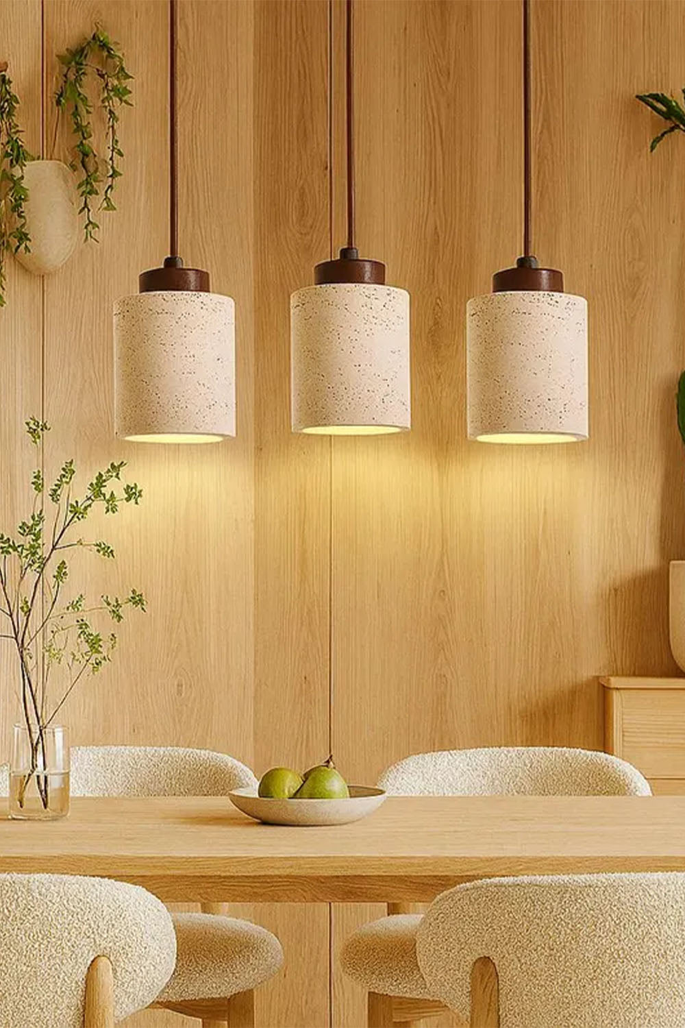 Wabi-sabi Cylindrical Pendant Light - view 10 | everlamps