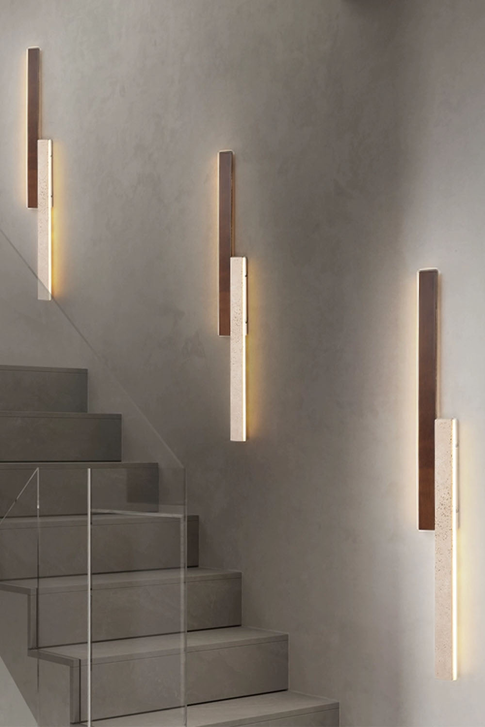 Wabi-sabi Minimalist Strip Wall Lamp - view 6 | everlamps