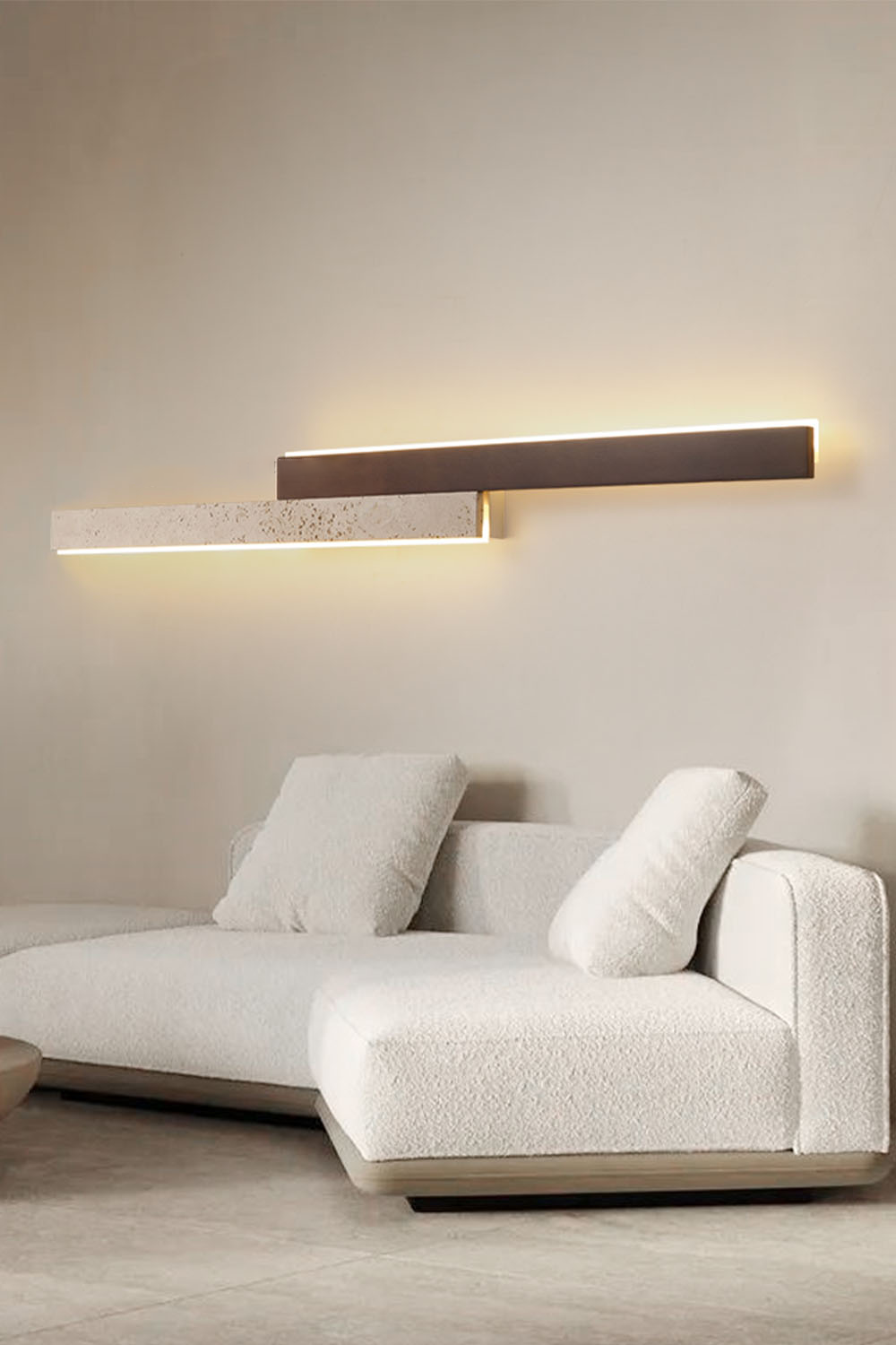 Wabi-sabi Minimalist Strip Wall Lamp - view 5 | everlamps