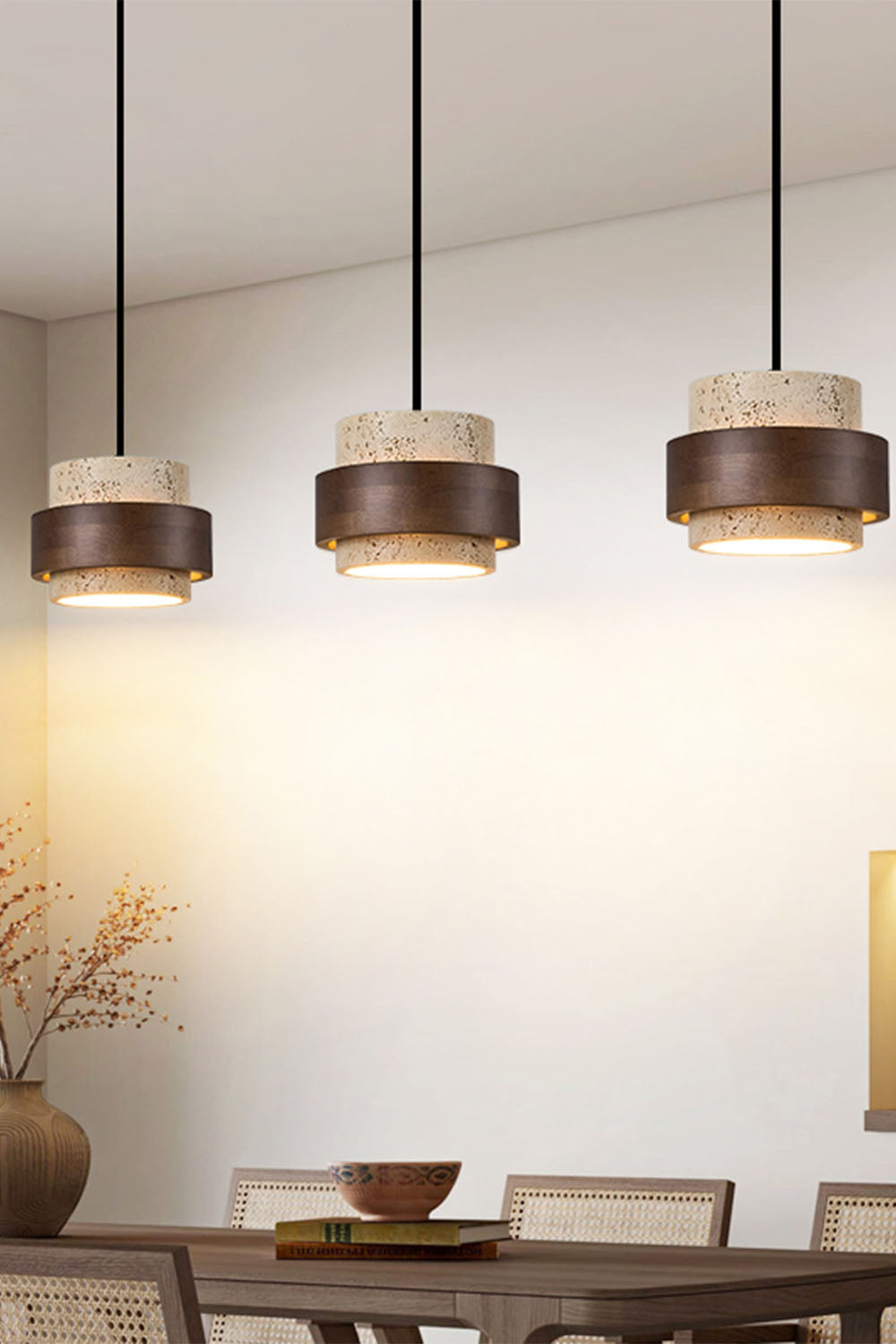 Wabi-sabi Ring Pendant Light - view 2 | everlamps