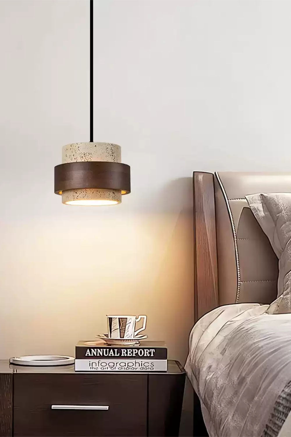 Wabi-sabi Ring Pendant Light - view 3 | everlamps
