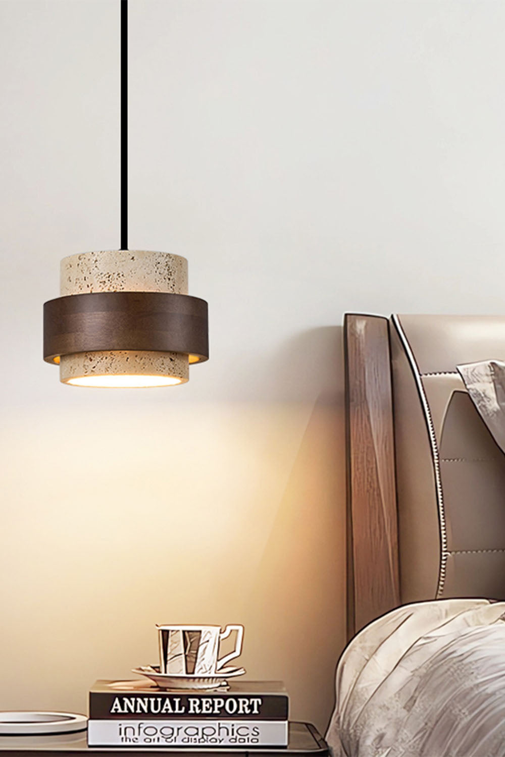 Wabi-sabi Ring Pendant Light - view 4 | everlamps