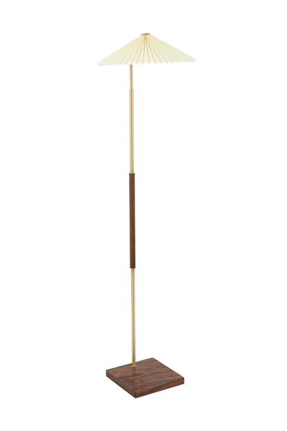 Walnut Brass Floor Lamp | everlamps