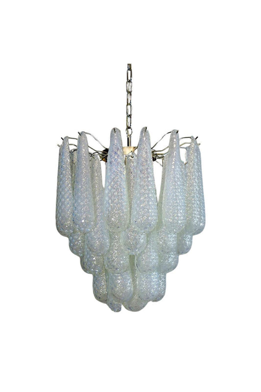 Water Drop Petal Art Glass Chandelier | everlamps