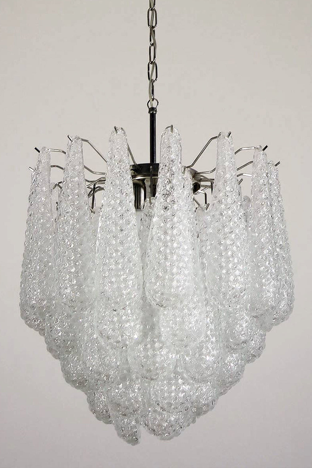 Water Drop Petal Art Glass Chandelier - view 17 | everlamps