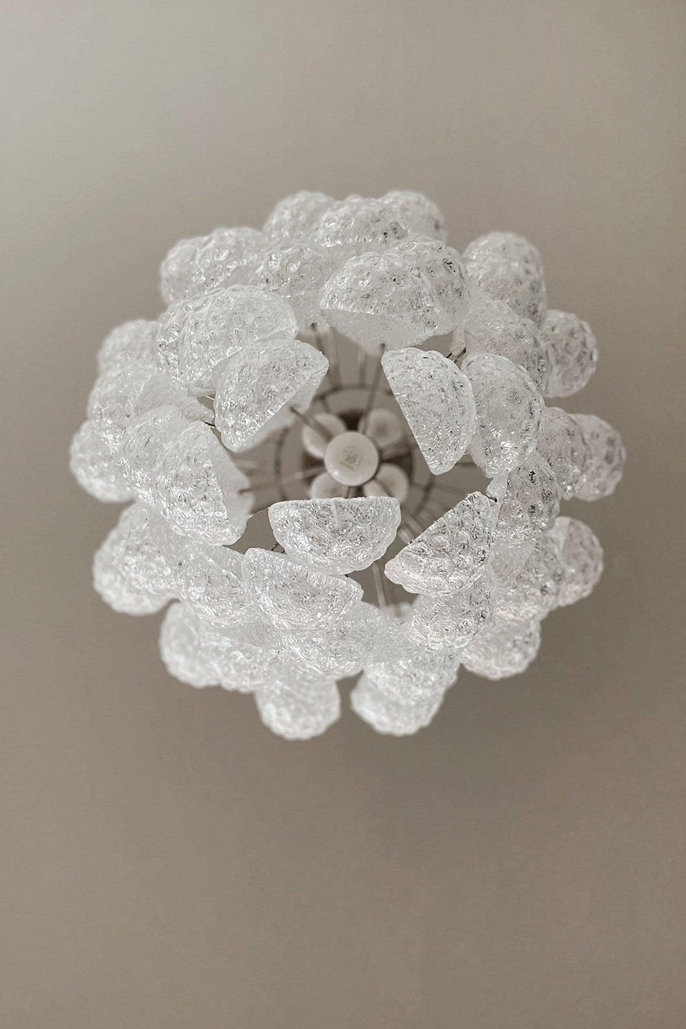 Water Drop Petal Art Glass Chandelier - view 20 | everlamps