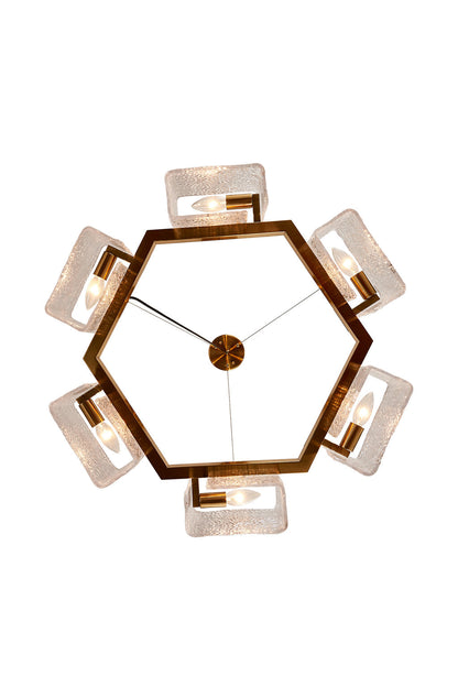 Water ripple glass chandelier - everlamps