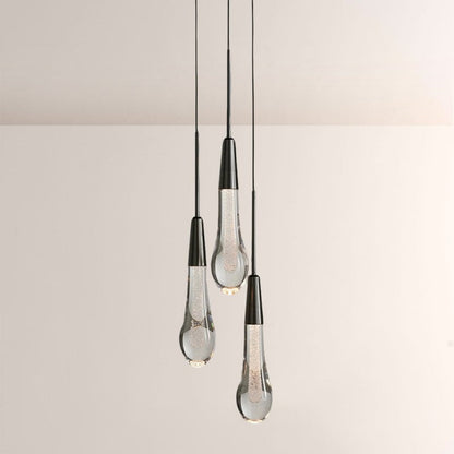 Ryvara Waterdrop Glass Pendant Light