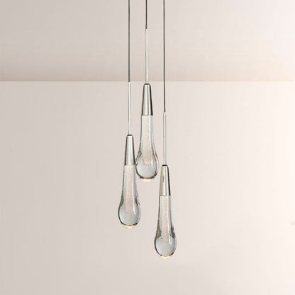 Ryvara Waterdrop Glass Pendant Light