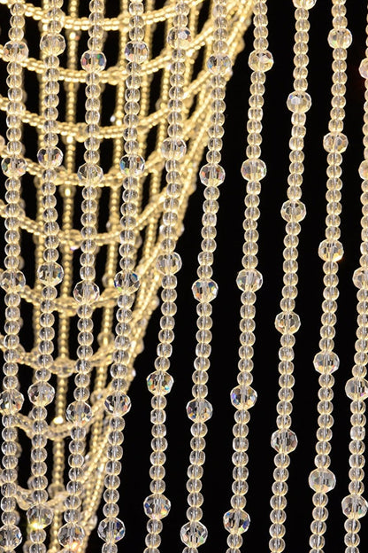 Waterfall Beaded Curtain Crystal Chandelier - everlamps