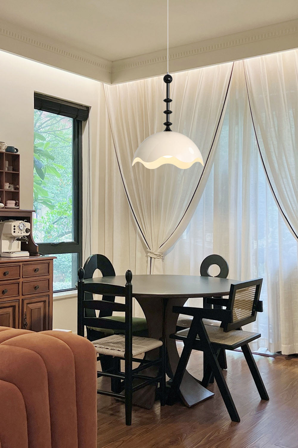 Wave Crest Pendant Lamp - view 4 | everlamps