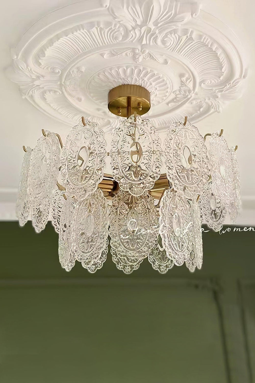 Wave Glass Chandelier - everlamps