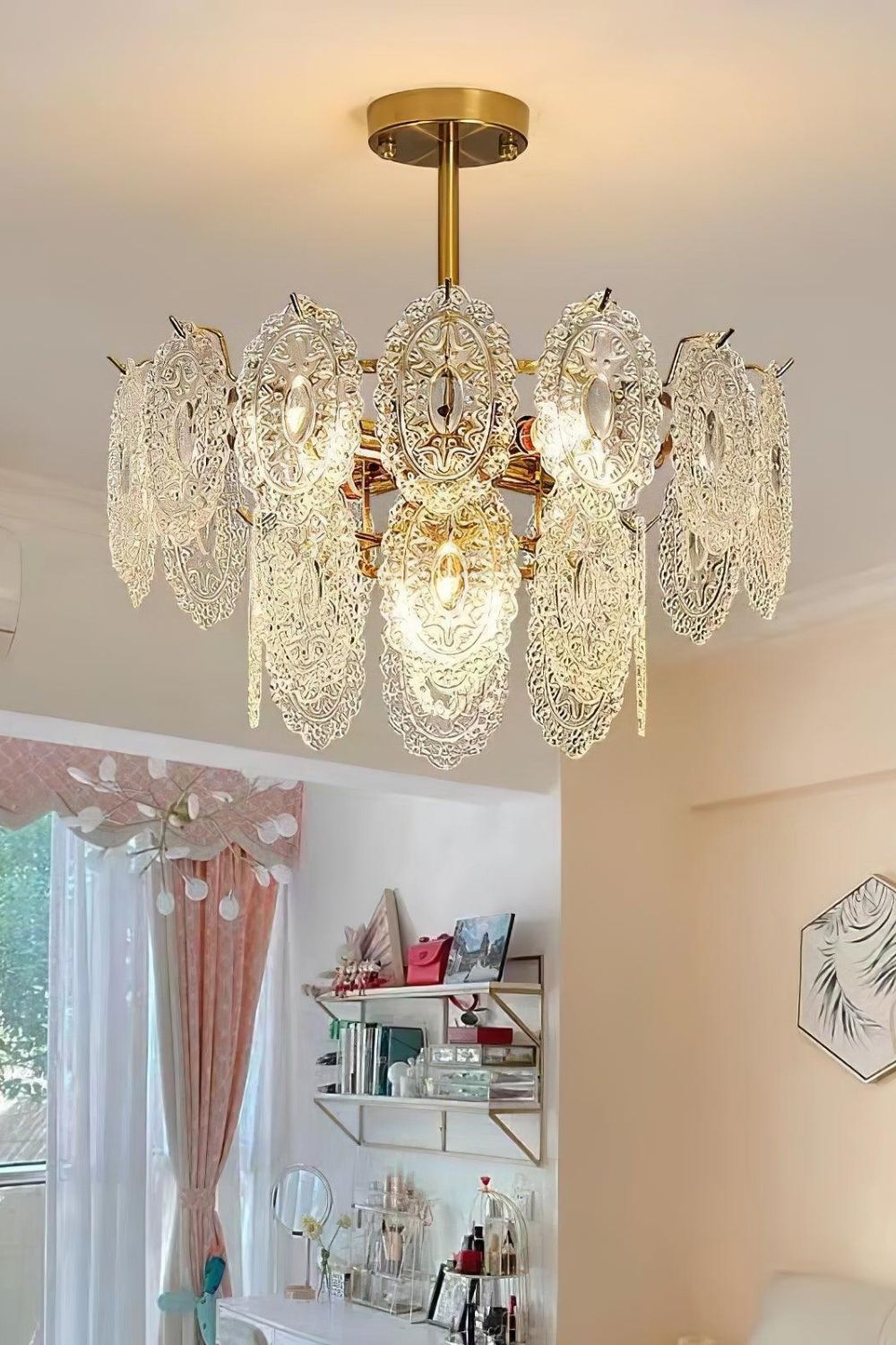 Wave Glass Chandelier - everlamps