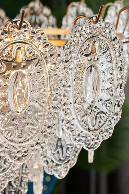 Wave Glass Chandelier - everlamps