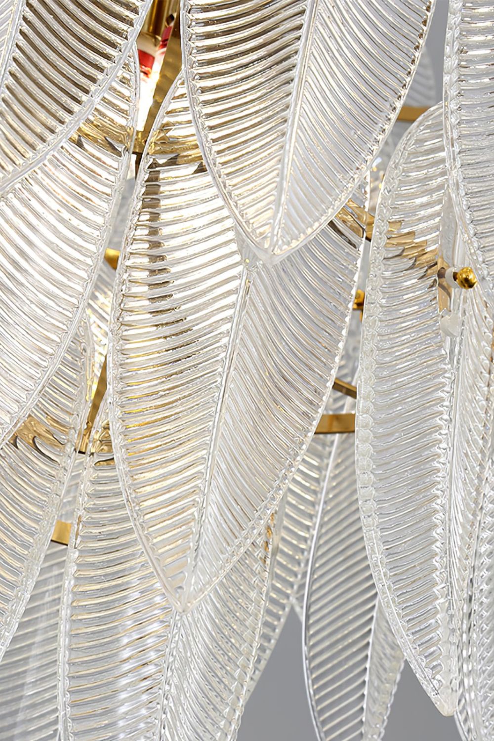 Glass Feathers Chandelier - everlamps