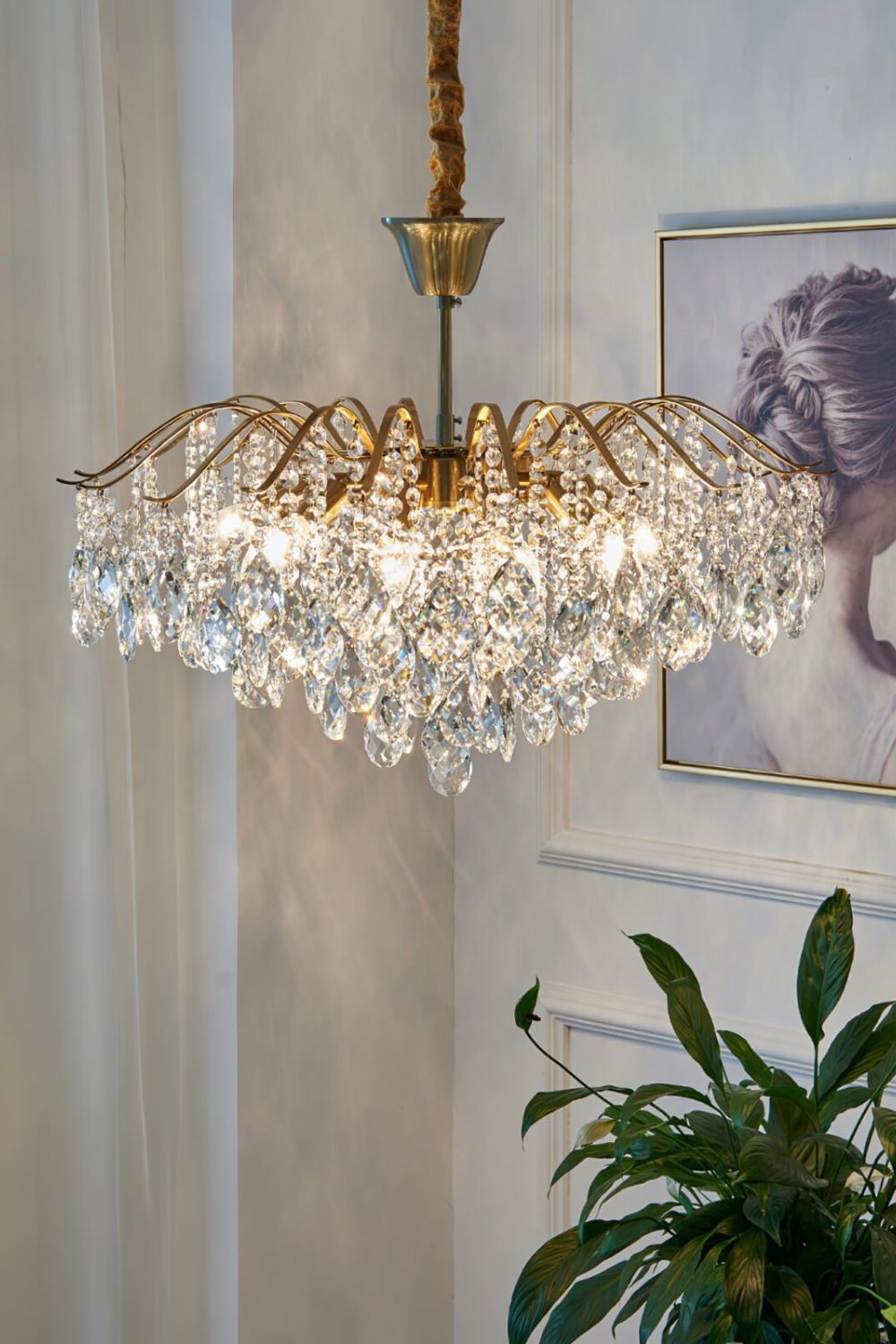 Windchime Crystal Chandelier - everlamps