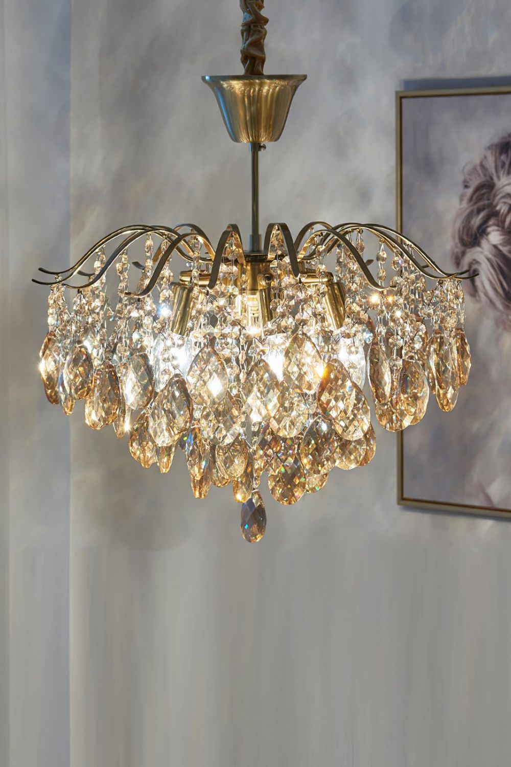 Windchime Crystal Chandelier - everlamps