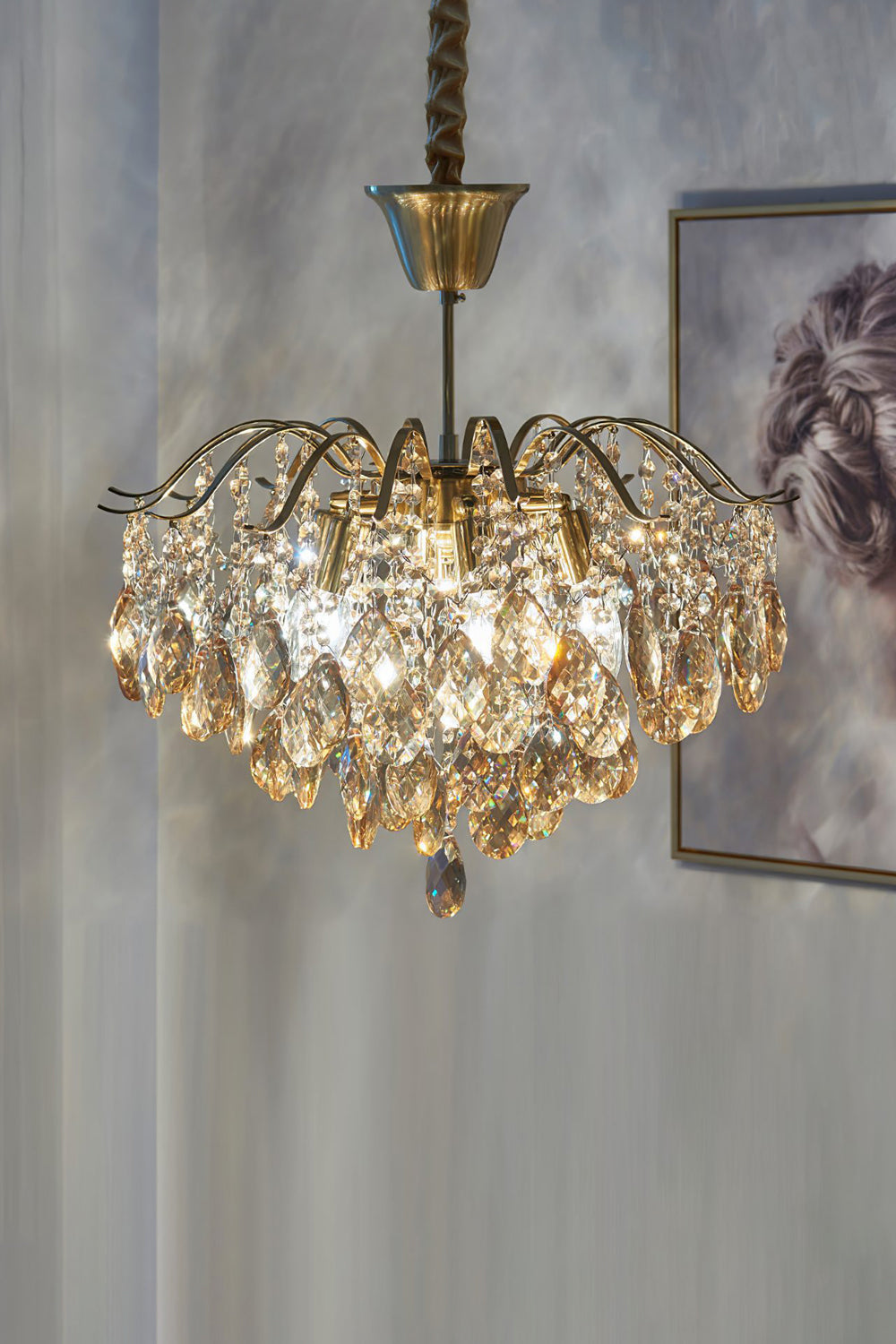 Windchime Crystal Chandelier - everlamps