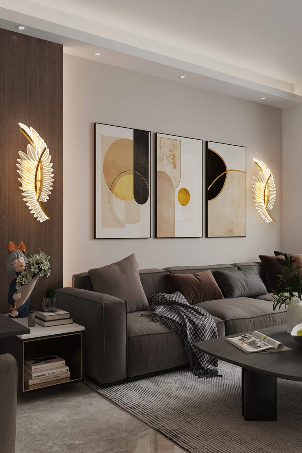 Wings of Liberty Wall Light - view 6 | everlamps