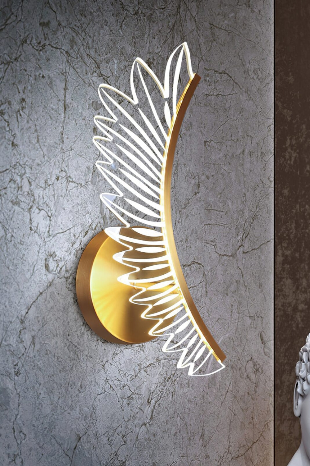 Wings of Liberty Wall Light - view 7 | everlamps