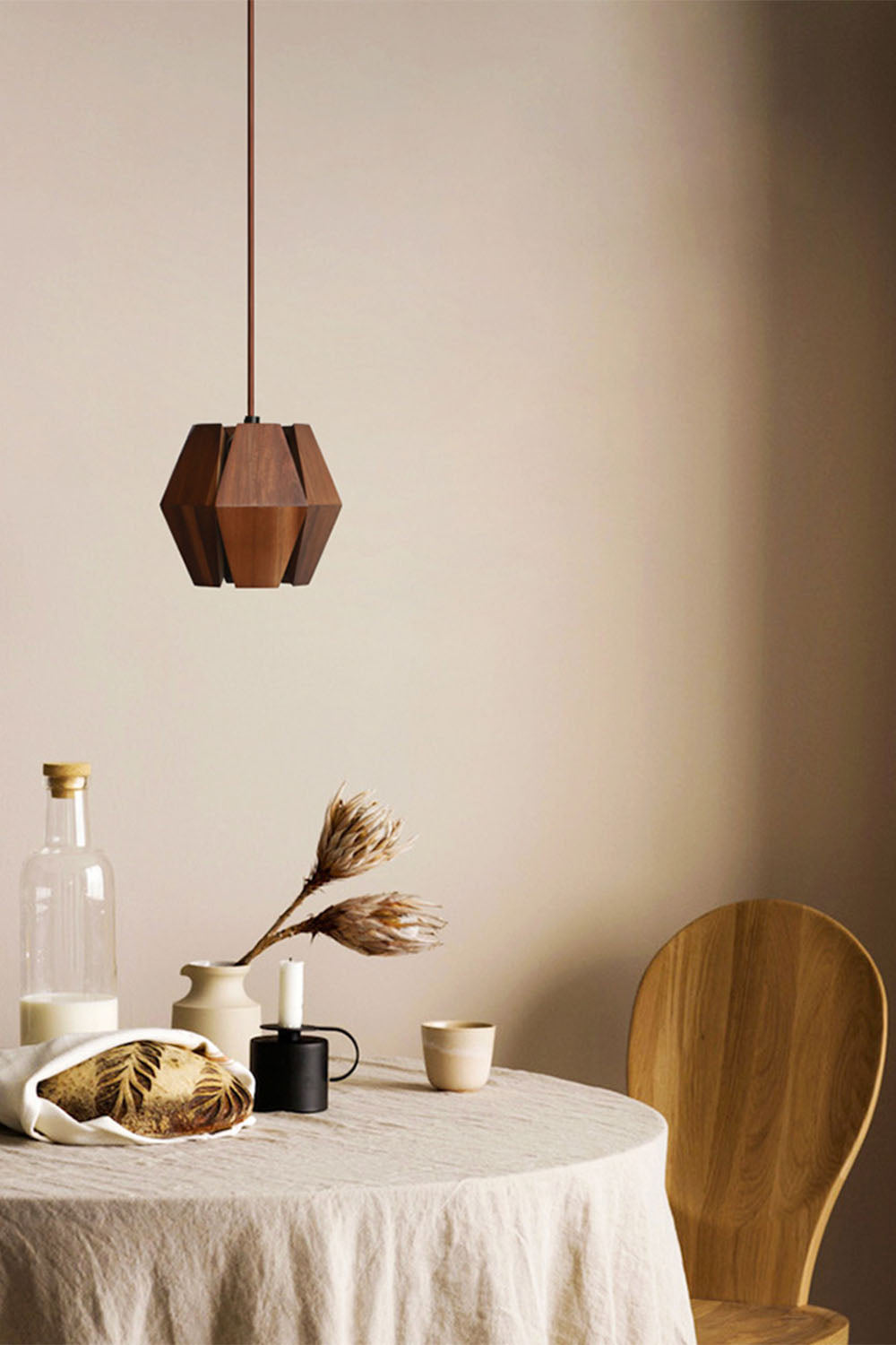 Wood Astris Pendant Lamp - view 2 | everlamps