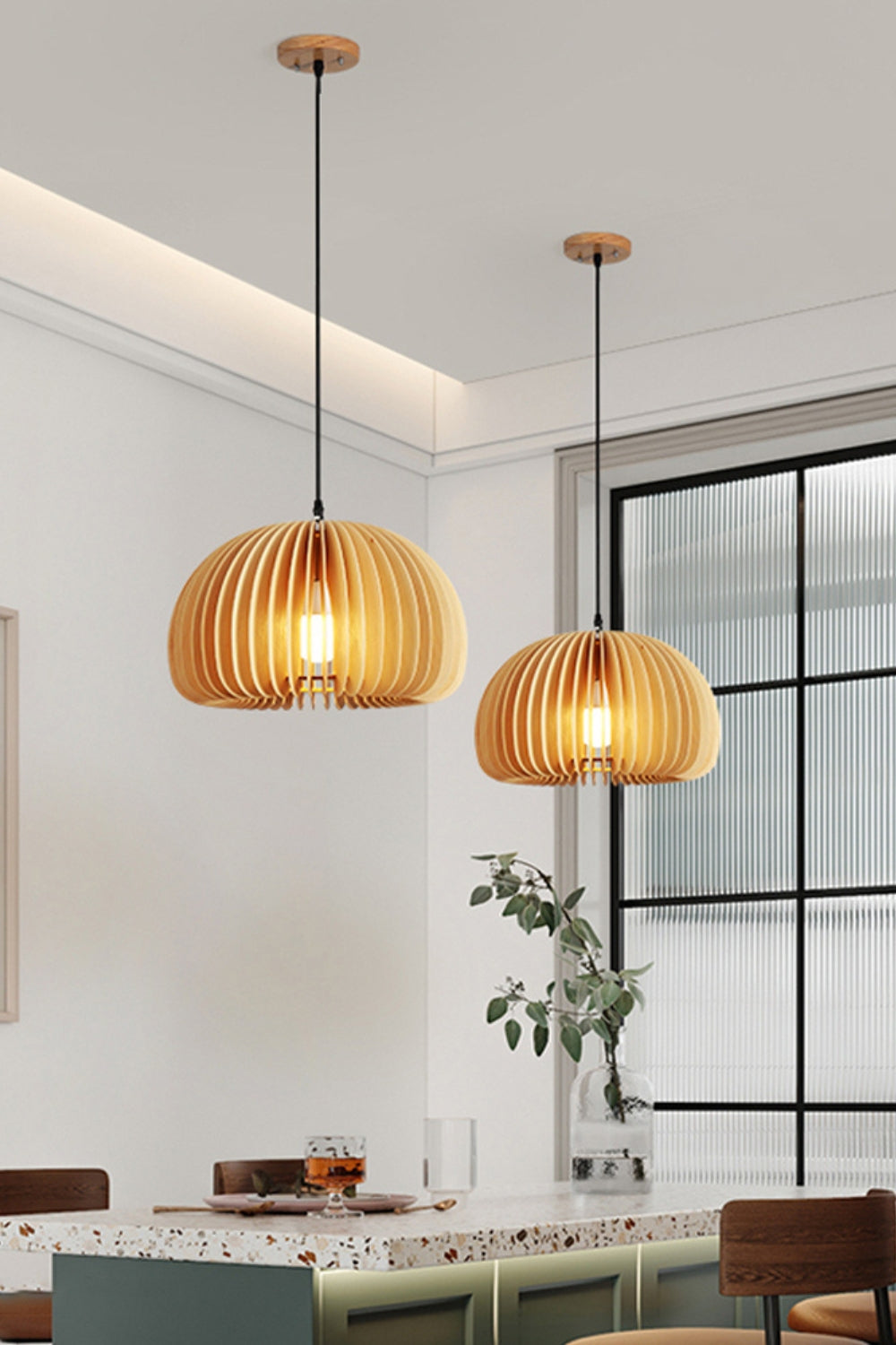 Wooden Pumpkin Swag Lights - everlamps