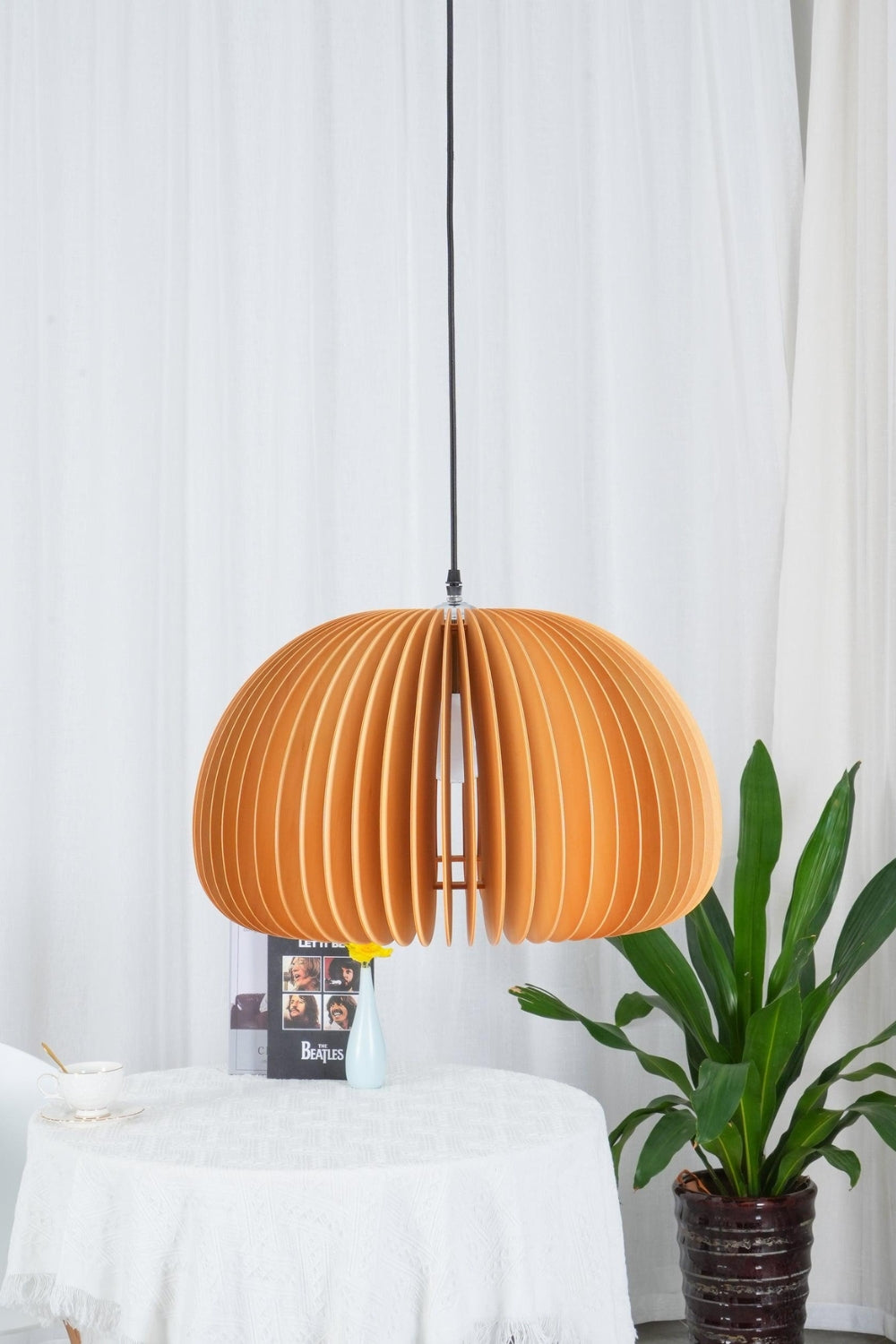 Wooden Pumpkin Swag Lights - everlamps