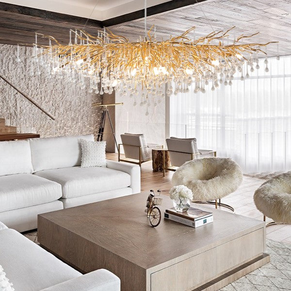 Stunning Tree Branch Crystal Chandelier