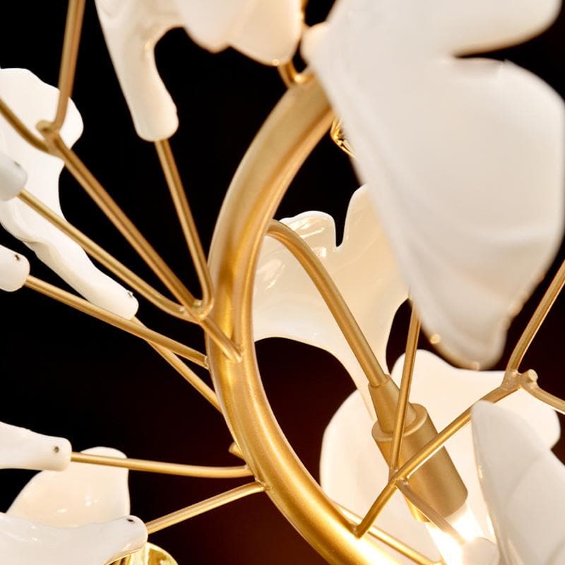 Ginkgo Chandelier Gold