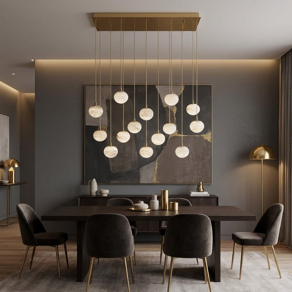 Alabaster Codri Linear LED Chandelier